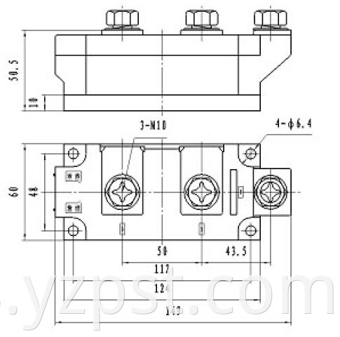 Rectifier diode module 